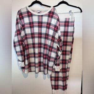 Stars Above 3X Thermal Plaid PJ Set — Cozy & Soft!